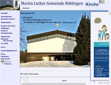 Tablet Screenshot of martin-luther-bb.de